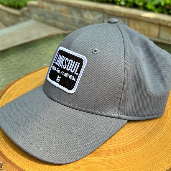 Linksoul Make Par Not War Hat Gray S/M With Flex Band in good condition. - Picture 4 of 9